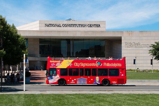 City Sightseeing Philadelphia HOHO Bus Tour + Bookable Extras - Waterfront and Old City edges: memorials to the riverfront