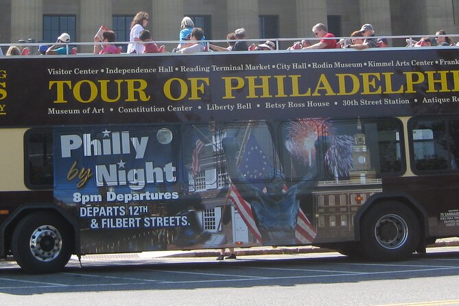 Hop On Hop Off Double Decker Bus Tour of Philadelphia - The Museum District run: Barnes, Rodin, Eastern State, Philadelphia Art Museum, Zoo