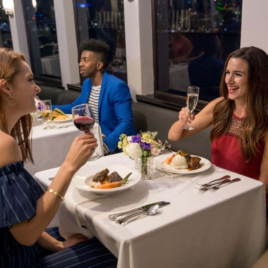 Philadelphia: Buffet Brunch, Lunch, or Dinner Cruise - The buffet meal: a true 3-course food plan