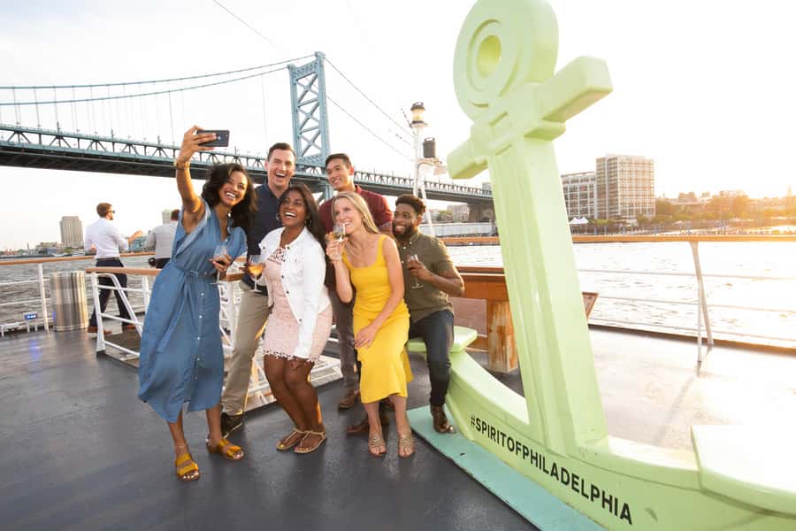 Philadelphia: Buffet Brunch, Lunch, or Dinner Cruise - Your reserved table in a climate-controlled dining room