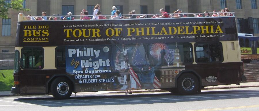 Philadelphia By Night Tour - Where You Start: 12th and Filbert (Philadelphia Marriott Downtown side entrance)