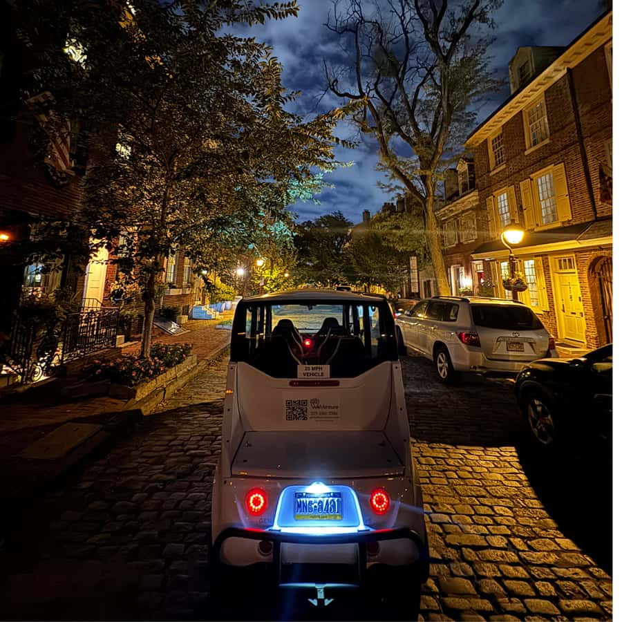 Philadelphia Evening Electric Cart Tour - Ben Franklin Parkway Museums and the Rodin Connection
