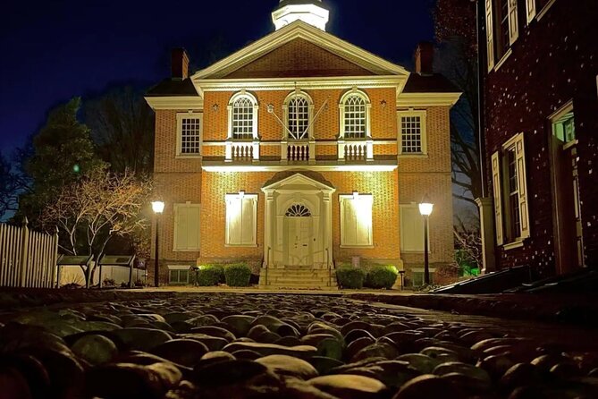 Philadelphia's Haunted History & Ghost Nighttime 1.5 Hour Tour - Betsy Ross House: flag-stitching at a colonial home