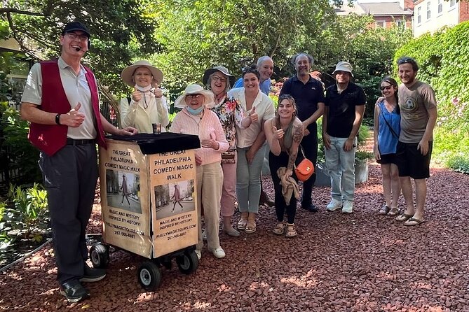 The Great Comedy Magic Walking Tour - Penny through glass, card magic with a Les Mis twist, and spirit writing